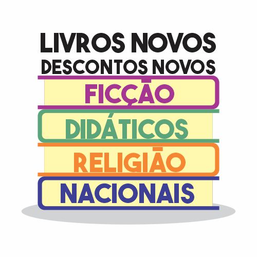 Adesivo de Vitrine - Livraria - Livros Novos